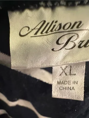 Allison Brittney black and White Diagonal Stripe Maxi Skirt thumbnail 3
