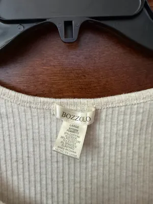 TJ Maxx Cream Crop Top thumbnail 3