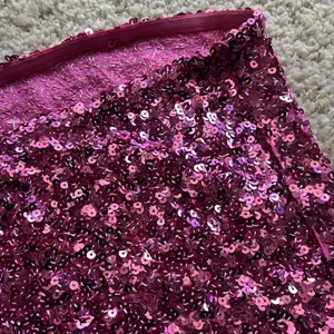 Free People Fuchsia Sequin Strapless Tube Top thumbnail 7