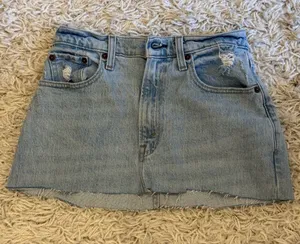 Abercrombie and fitch Light Wash Denim Mini Skirt - Women thumbnail 1