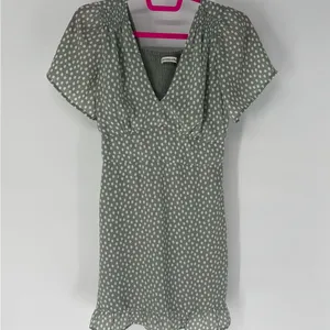 Abercrombie & Fitch Polka Dot Chiffon Ruffle Sleeve Dress thumbnail 2