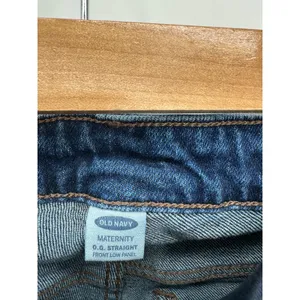 Old Navy Maternity‎ O.G. Straight Jeans Women 0 Front Low Panel Pregnancy thumbnail 6