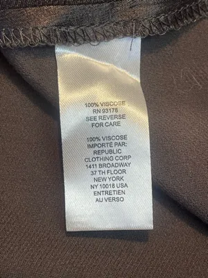 Truth by Republic Black Satin Viscose Maxi Slip Skirt Size 6 90s Minimalist Y2K thumbnail 10