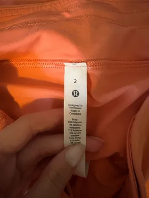 Orange Lululemon Skirt Light thumbnail 4