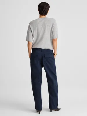 MADEWELL Darted Barrel Leg Pants Classic Navy Comfort Stretch size‎ 26 NS282 thumbnail 3