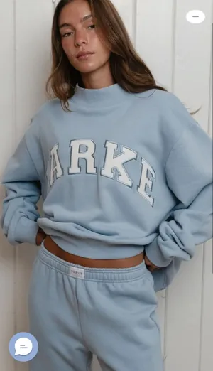 PARKE Mockneck Varsity Sweatshirt thumbnail 1