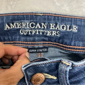 American Eagle 2 Jeans Womens super Stretch kick boot thumbnail 13