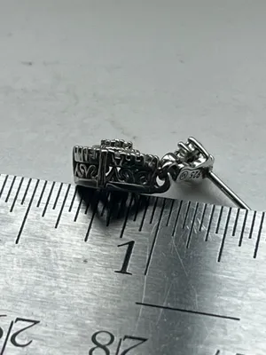 Vera Wang Real diamond 925 earrings! thumbnail 10