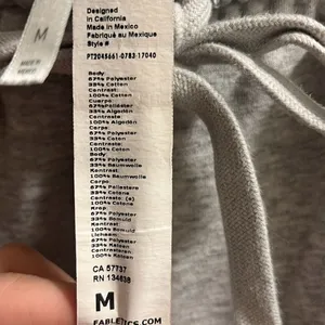 ✨Fabletics Eco Go-To Classic Light Grey Sz Medium Sweatpants✨ thumbnail 8