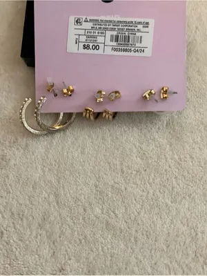 wild fable Gold and Pearl Hoop Earring Trio thumbnail 5