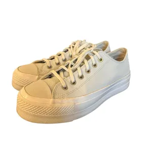 Converse Chuck Taylor All Star Lift platform golden hits leather sneaker 8.5 thumbnail 2