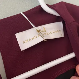 Amanda Uprichard Women's Harlow Dress in Wine NWT thumbnail 5
