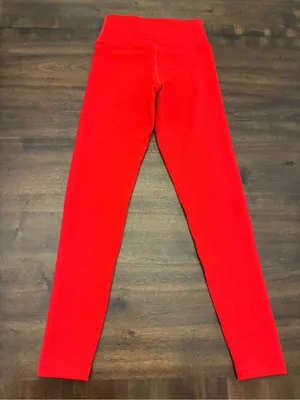 Beach Riot Piper Legging Red Waffle Women’s Small Sport Leggings thumbnail 3