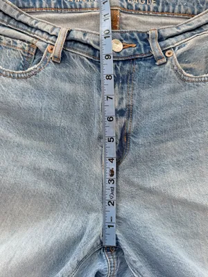 American Eagle Outfitters Women’s Mom Jeans Light Blue Straight Leg Jeans 4 Long thumbnail 11