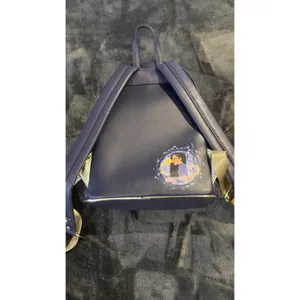 NWOT Disney Parks Wish Movie Loungefly Backpack Purple Gold Asha Star, Asha thumbnail 3