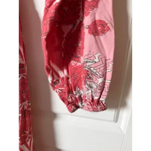 Natural Life Pink Floral Smocked Midi Dress‎ Small Boho Cottagecore thumbnail 5