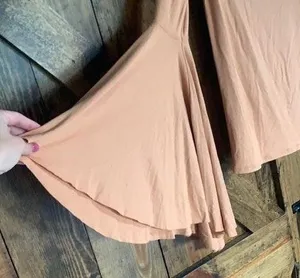 Free People orange bell sleeve off the shoulder blouse size XS thumbnail 6
