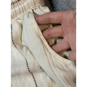 NEW Carve Designs Size Small Cream‎ Brown Striped 100% Organic Cotton Shorts 3" thumbnail 5