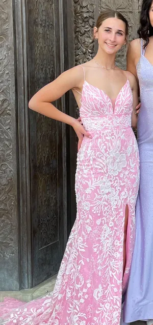 Prom Dress Pink Size 0 thumbnail 1