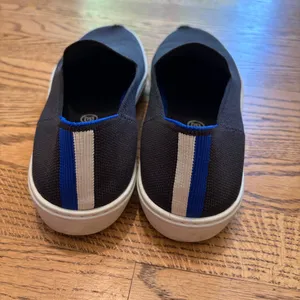 Rothy's The Sneaker Slip On Shoe Black thumbnail 3