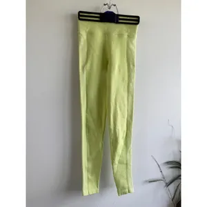 Aerie OFFLINE Seamless Ribbed High Waisted‎ Leggings Lime Green Womens XXS thumbnail 2