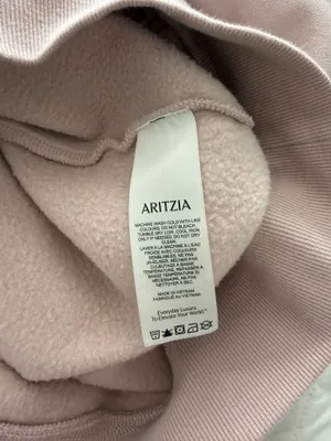 Aritzia Perfect TNA Cozy Fleece Hoodie Dusty Pink thumbnail 4