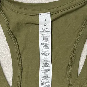 Lululemon Green Love Tank thumbnail 3