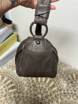 Coach Y2k Parker Taupe Soho Pleated Leather Hobo Bag 13442 thumbnail 3