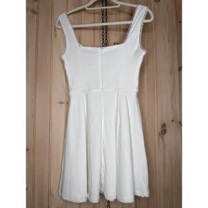 NWOT Lulus Exceptionally Loved White Bustier Skater Mini Dress Engagement Size S thumbnail 7