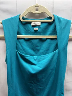 Aritzia Oxidized Teal Original Contour Esteem Square Neck Bodysuit Size XS thumbnail 9