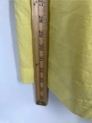 Free People Free-est Flaunt It Yellow Puff Sleeve Mini Dress Size L thumbnail 12