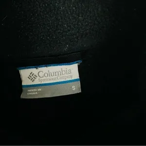 Columbia Women's Full Zip Fleece Jacket Black/Gray‎ Size Small thumbnail 6