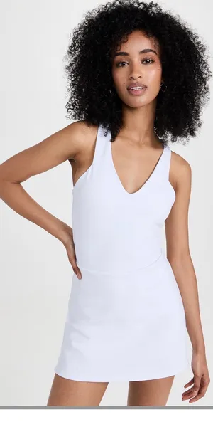 Alo Yoga Airbrush Real Dress White M thumbnail 1