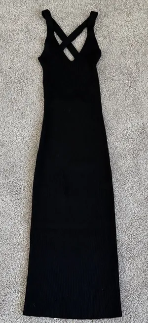 ZARA Black maxi dress thumbnail 1