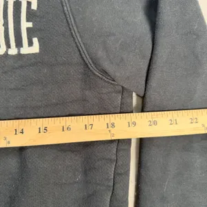 Y2k Abercrombie & Fitch Womens Black Sherpa Lined Quarter Zip Medium thumbnail 6