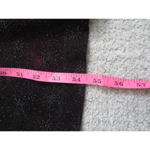 Bari Jay Maxi Dress‎ XS Burgundy Glitter Open Back Rhinestone 90s Vintage Gown thumbnail 7