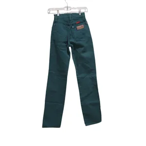 Wrangler Vintage Women's Teal High Rise Jeans USA Made Straight Leg 90s‎ Cowgirl thumbnail 3
