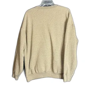 Vintage Lee Womens Size XL Heavyweight Christmas Snowman Sweatshirt Brown Winter thumbnail 3