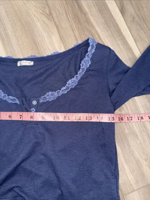Free people intimately spring break long sleep pajama top size XS thumbnail 6