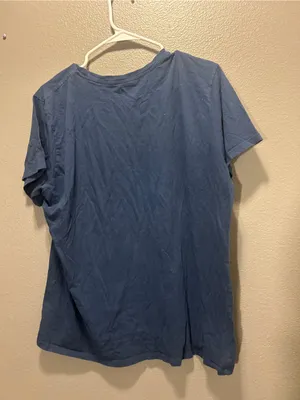 Patagonia Women's Pastel P-6 Logo Organic Cotton Crew T-Shirt Navy XL thumbnail 2