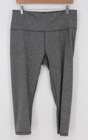 RBX Leggings Womens XL Capri Gray Heathered Stretch Activewear Excellent thumbnail 1
