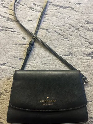 Kate Spade Crossbody Purse Leather Black thumbnail 1
