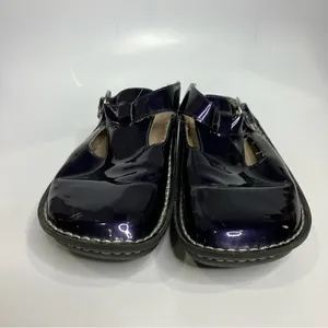 Alegria Donnadigo purple patent leather mules slip on shoes women’s‎ size 37 thumbnail 3