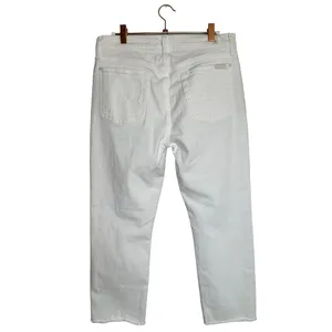 7 for All Mankind Josefina Boyfriend Jean Size 28 Broken Twill White New thumbnail 5