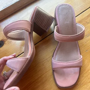 Madewell Double Strap Heeled Mule Sandals size 9 thumbnail 3