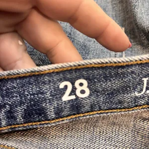 J.Crew 84 Straight Jeans Womens 28 Blue Medium Wash Frayed Hem‎ Denim Pants thumbnail 7