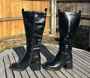 Olivia‎ Miller Solar Women's Thigh High Boots black size 7.5 spring alternative thumbnail 1