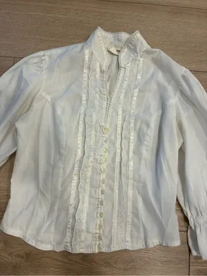 Jessica’s Gunnies Gunne Sax Women’s Cottagecore Prairie Top Size S *READ thumbnail 2