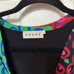 RHODE leanna mini dress in enchanted woods vibrant print‎ size 4 thumbnail 5