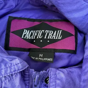 Vintage Pacific Trail Womens Nylon‎ Hooded Windbreaker Jacket Size Medium M thumbnail 5